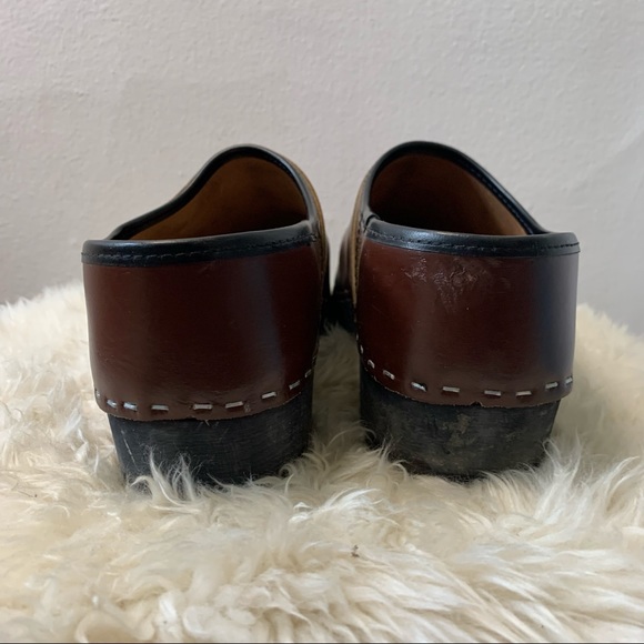 VINTAGE brown clog shoes - Picture 2 of 8